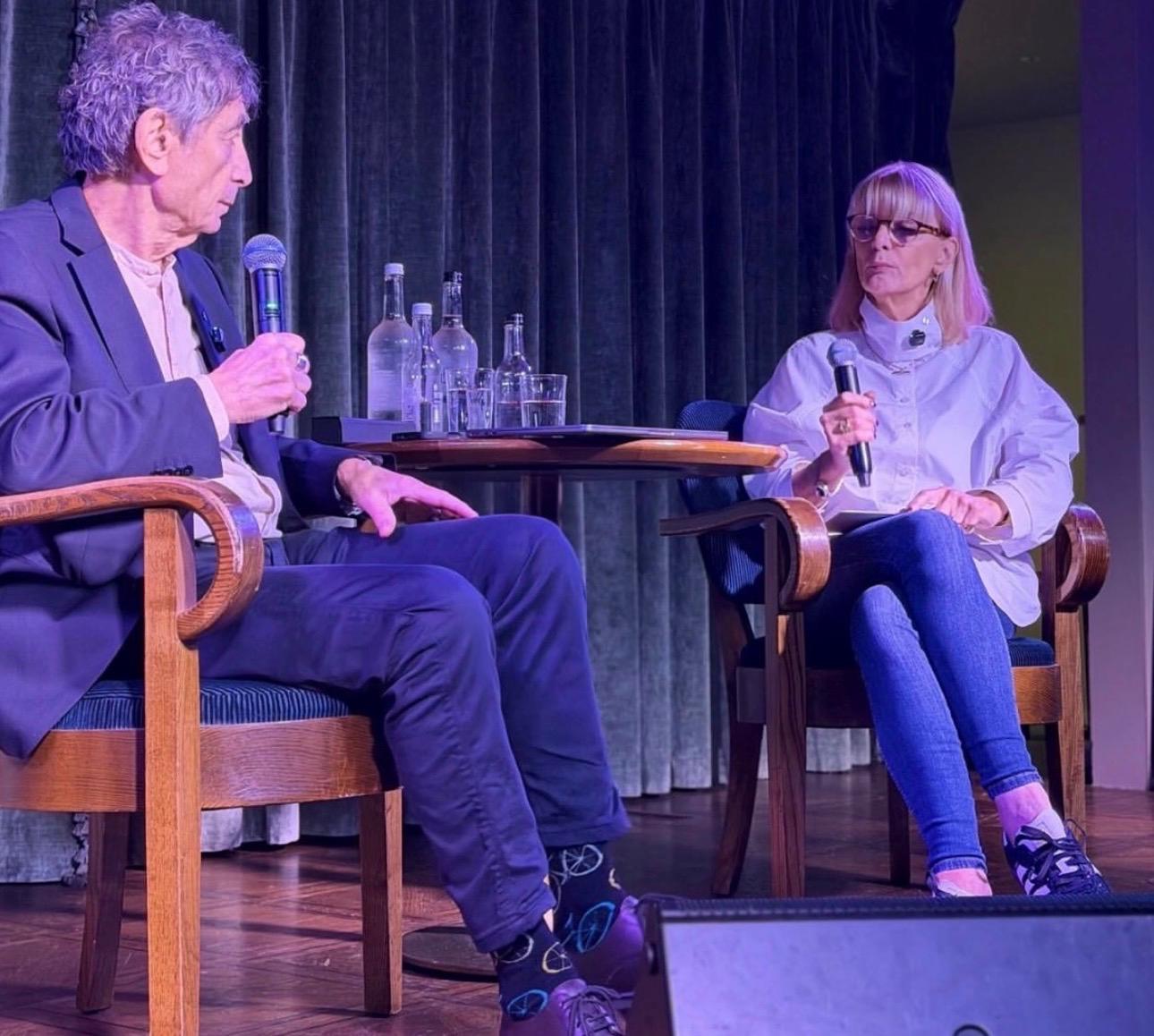 Dr Gabor Maté at the Prime Time Reset conversation with Rosemary Reed